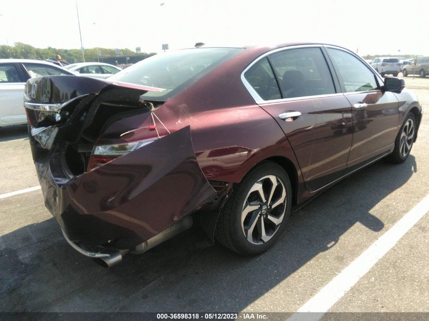 2016 HONDA ACCORD SEDAN EX - 1HGCR2F72GA109410