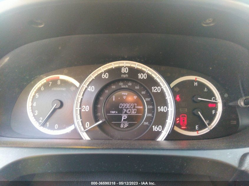 2016 HONDA ACCORD SEDAN EX - 1HGCR2F72GA109410