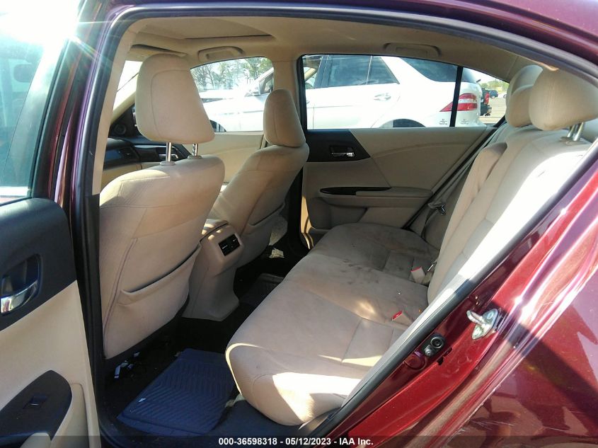 2016 HONDA ACCORD SEDAN EX - 1HGCR2F72GA109410