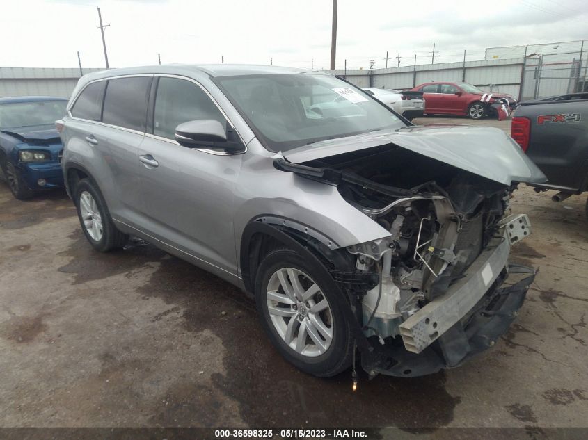 2015 TOYOTA HIGHLANDER LE - 5TDZARFH5FS015427