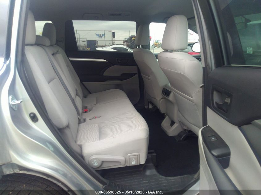 2015 TOYOTA HIGHLANDER LE - 5TDZARFH5FS015427