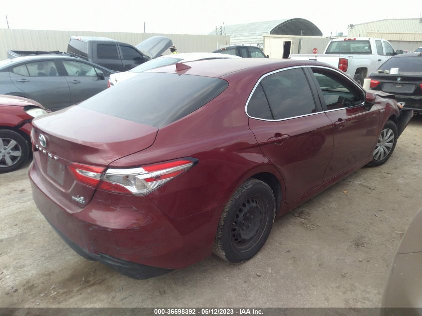 2020 TOYOTA CAMRY HYBRID LE - 4T1C31AK8LU522832