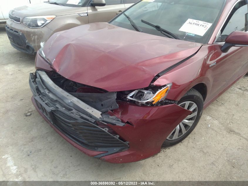 2020 TOYOTA CAMRY HYBRID LE - 4T1C31AK8LU522832