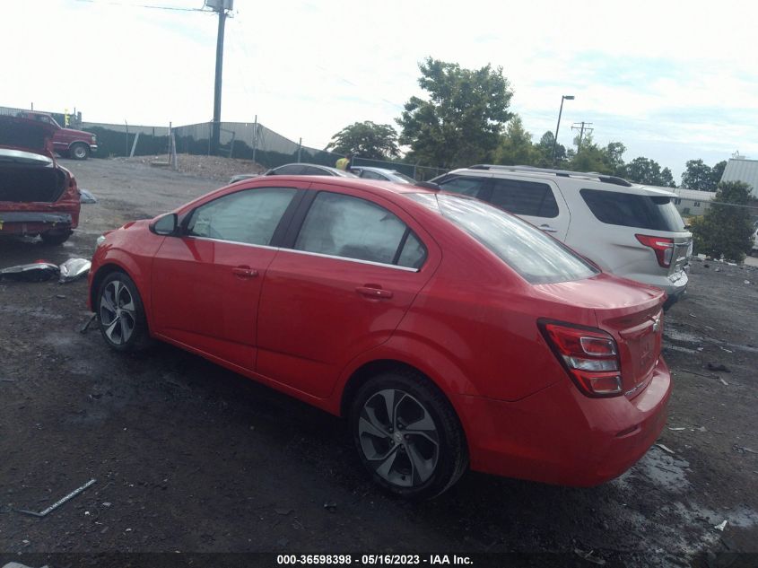 2018 CHEVROLET SONIC PREMIER - 1G1JF5SB3J4106931