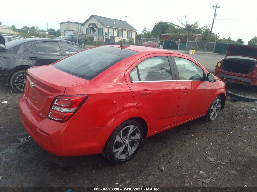 2018 CHEVROLET SONIC PREMIER - 1G1JF5SB3J4106931