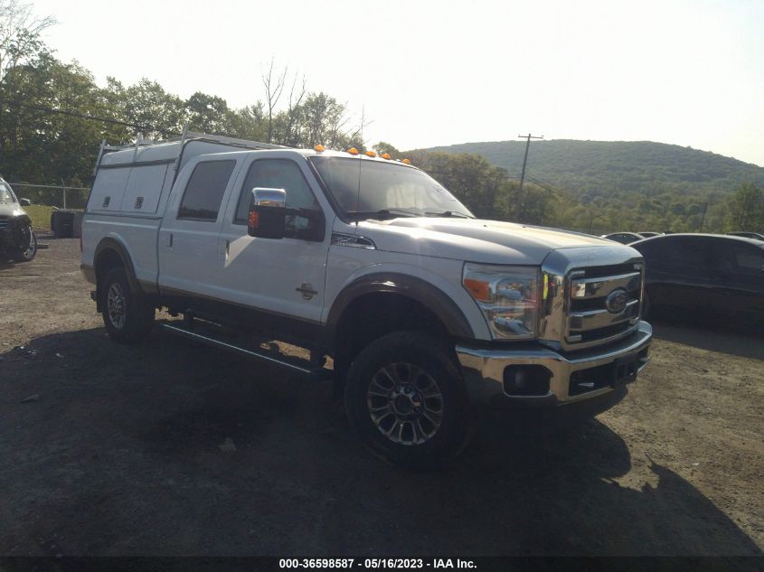 2016 FORD SUPER DUTY F-250 SRW LARIAT/PLATINUM - 1FT7W2BT2GEB73841