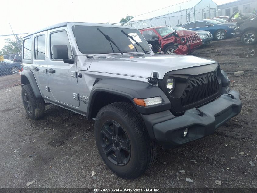 2019 JEEP WRANGLER UNLIMITED SPORT S - 1C4HJXDN0KW635184
