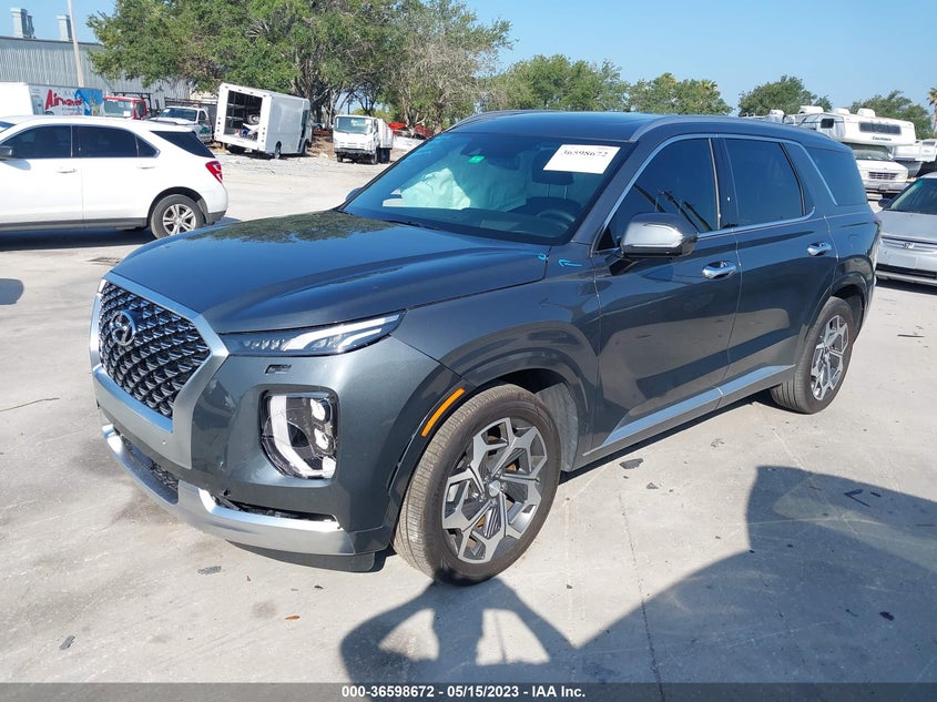 VIN KM8R74HE2MU275020 2021 HYUNDAI PALISADE CALLIGRAPHY