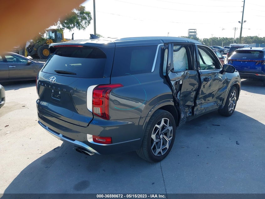 VIN KM8R74HE2MU275020 2021 HYUNDAI PALISADE CALLIGRAPHY
