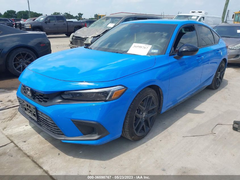 2022 HONDA CIVIC HATCHBACK SPORT - 19XFL2H89NE020236