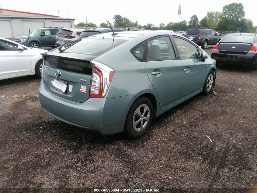 2013 TOYOTA PRIUS ONE/TWO/THREE/FOUR/FIVE - JTDKN3DUXD5593156