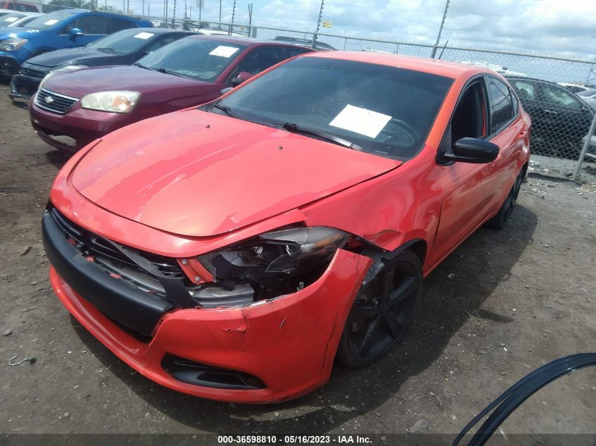 2016 DODGE DART SXT - 1C3CDFBB5GD635581