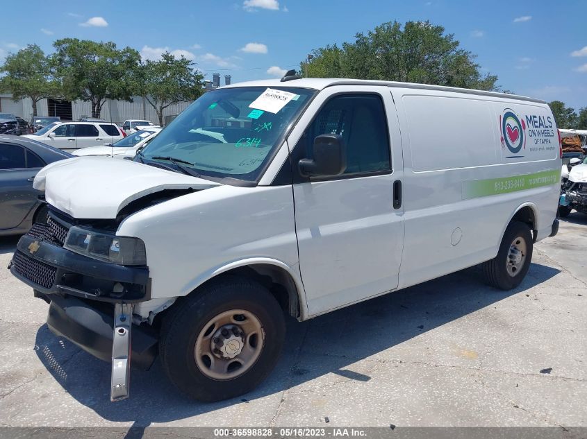 2020 CHEVROLET EXPRESS CARGO VAN - 1GCWGAFGXL1276314