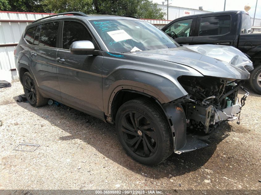 2022 VOLKSWAGEN ATLAS 3.6L V6 SE W/TECHNOLOGY - 1V2JR2CA5NC533492
