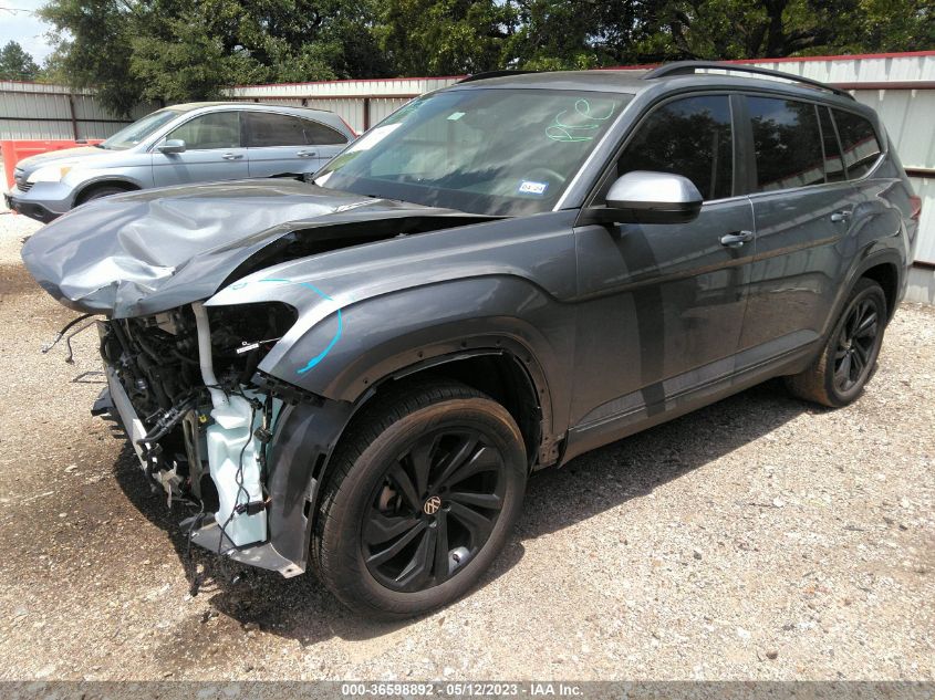 2022 VOLKSWAGEN ATLAS 3.6L V6 SE W/TECHNOLOGY - 1V2JR2CA5NC533492