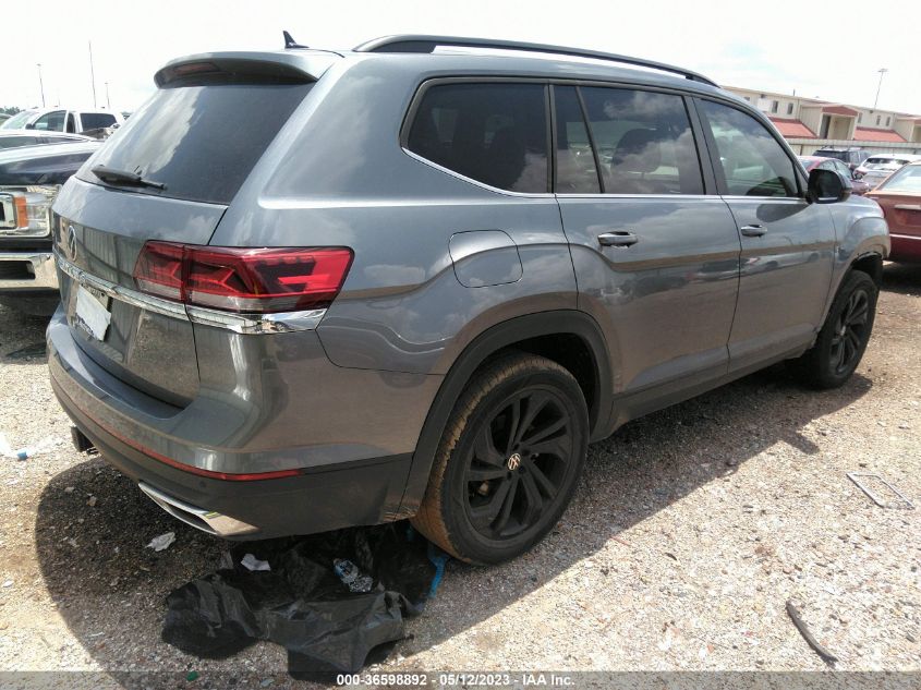 2022 VOLKSWAGEN ATLAS 3.6L V6 SE W/TECHNOLOGY - 1V2JR2CA5NC533492