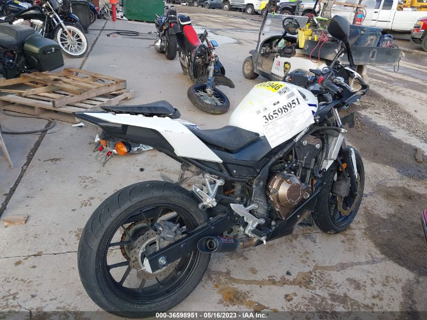 2016 HONDA CBR500 R - MLHPC4465G5300283