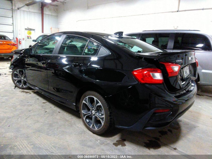 2019 CHEVROLET CRUZE LT - 1G1BE5SM1K7140777