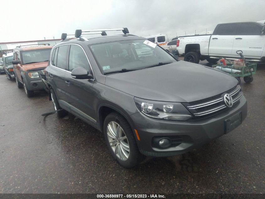 2014 VOLKSWAGEN TIGUAN SE - WVGBV3AX4EW561339