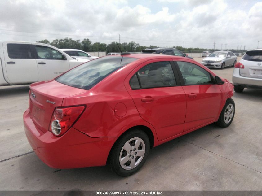 2015 CHEVROLET SONIC LS - 1G1JA5SH7F4196157