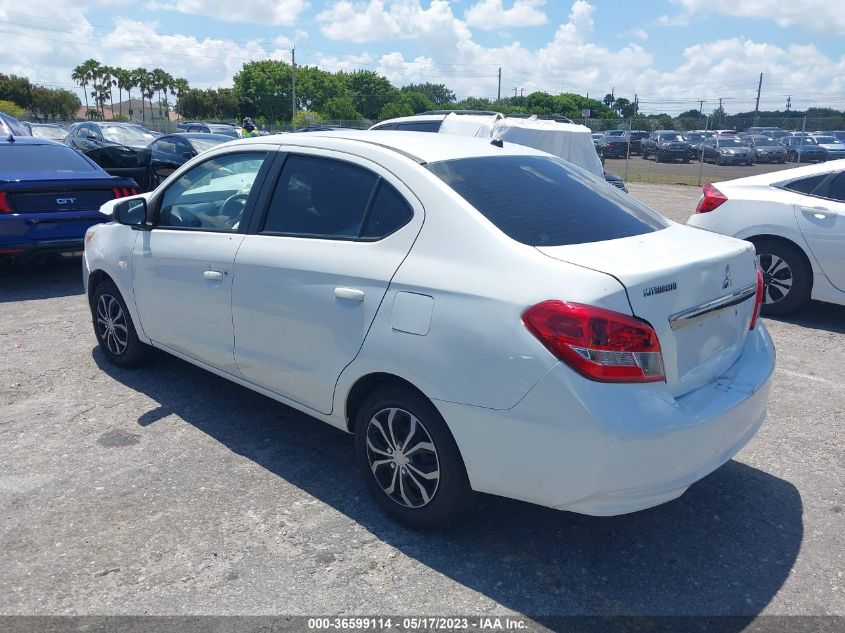 2017 MITSUBISHI MIRAGE G4 ES - ML32F3FJ8HHF08633