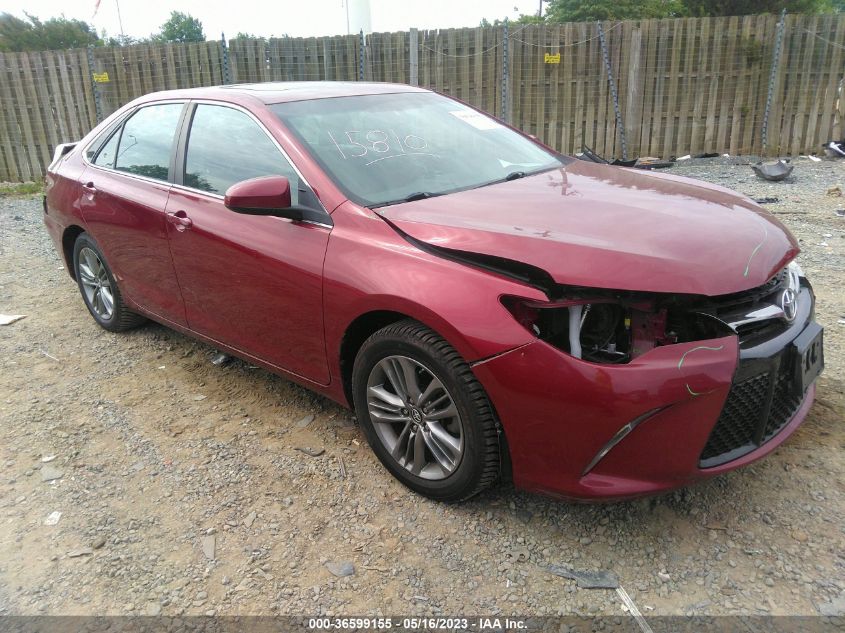 2017 TOYOTA CAMRY XLE/SE/LE/XSE - 4T1BF1FK0HU636231