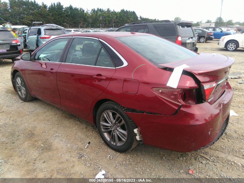 2017 TOYOTA CAMRY XLE/SE/LE/XSE - 4T1BF1FK0HU636231