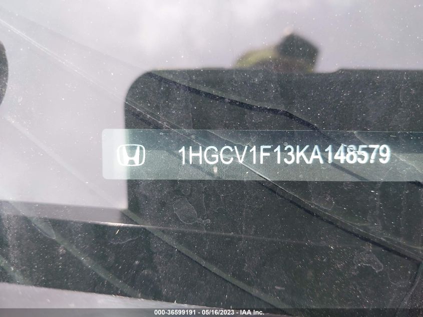 2019 HONDA ACCORD SEDAN LX 1.5T - 1HGCV1F13KA148579