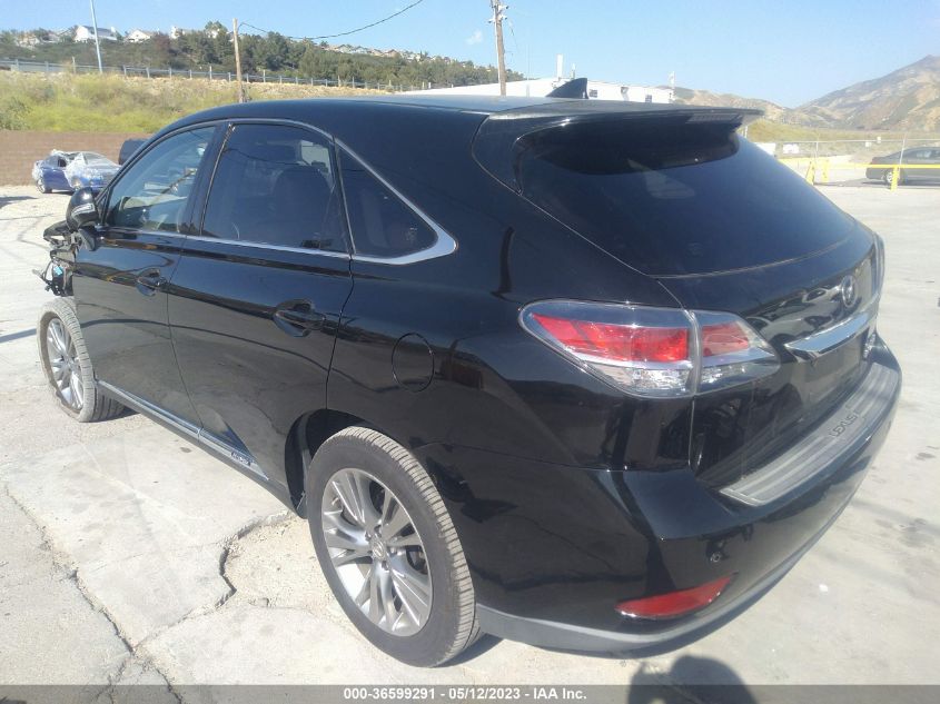 2014 LEXUS RX 450H JTJZB1BAXE2009598