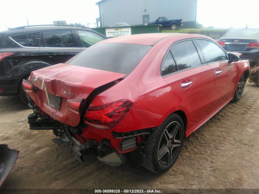 2019 MERCEDES-BENZ A-CLASS A 220 WDD3G4FB8KW017479