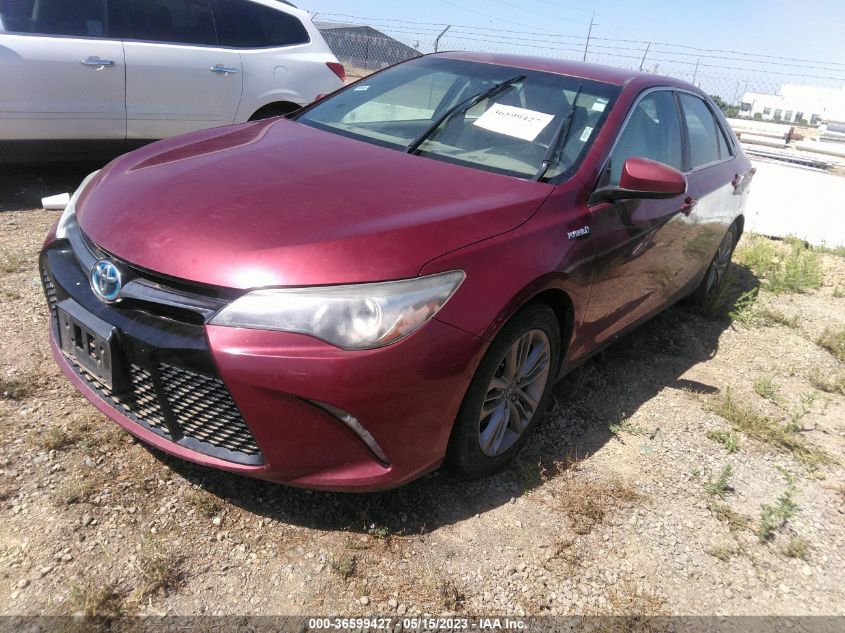 2016 TOYOTA CAMRY HYBRID LE/XLE/SE - 4T1BD1FK1GU189185