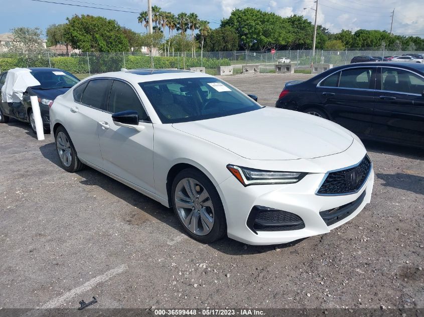 2021 ACURA TLX W/TECHNOLOGY PACKAGE - 19UUB5F4XMA009454