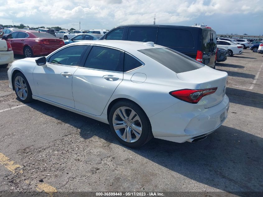 2021 ACURA TLX W/TECHNOLOGY PACKAGE - 19UUB5F4XMA009454
