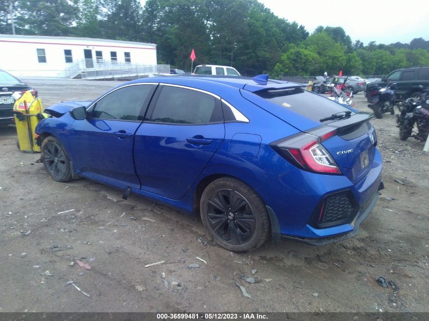 2019 HONDA CIVIC HATCHBACK EX - SHHFK7H65KU224146