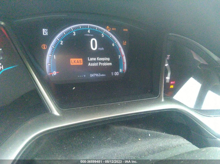 2019 HONDA CIVIC HATCHBACK EX - SHHFK7H65KU224146