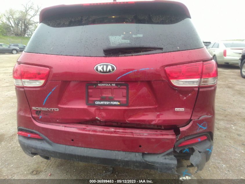 2016 KIA SORENTO LX - 5XYPG4A32GG098480