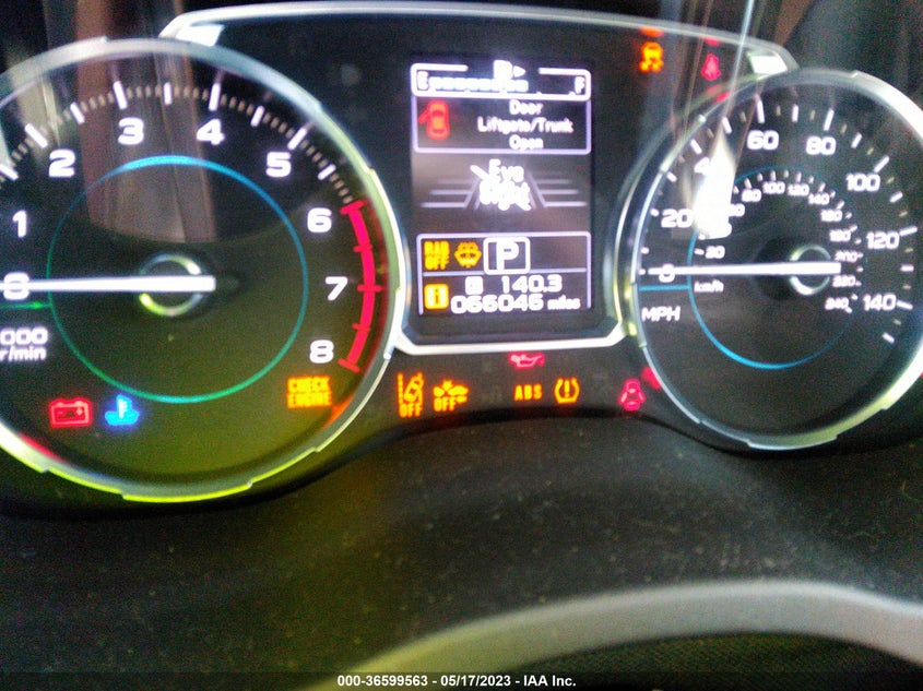 VIN JF2SJAWC3HH442346 2017 SUBARU FORESTER TOURING