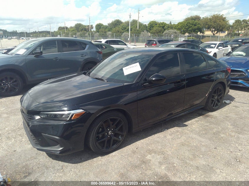 VIN 2HGFE2F53NH556978 2022 HONDA CIVIC SEDAN SPORT