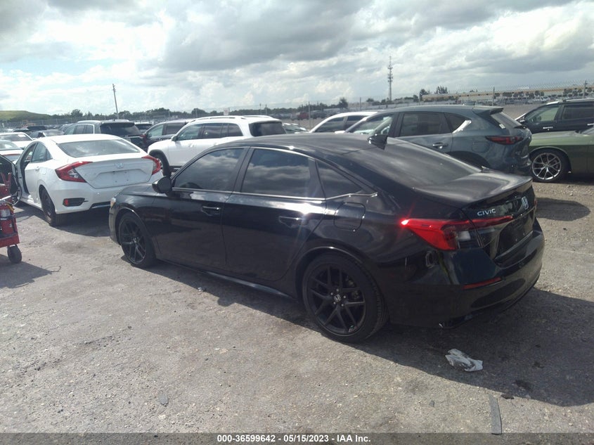 VIN 2HGFE2F53NH556978 2022 HONDA CIVIC SEDAN SPORT