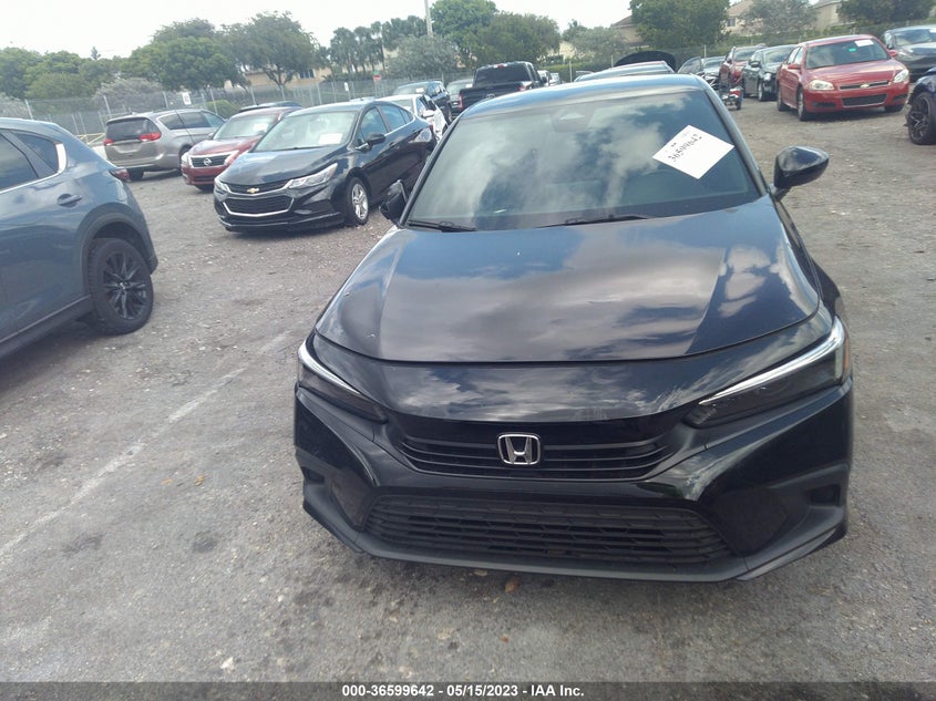 VIN 2HGFE2F53NH556978 2022 HONDA CIVIC SEDAN SPORT