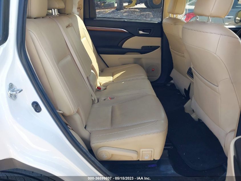 2017 TOYOTA HIGHLANDER LIMITED - 5TDYZRFH7HS199695