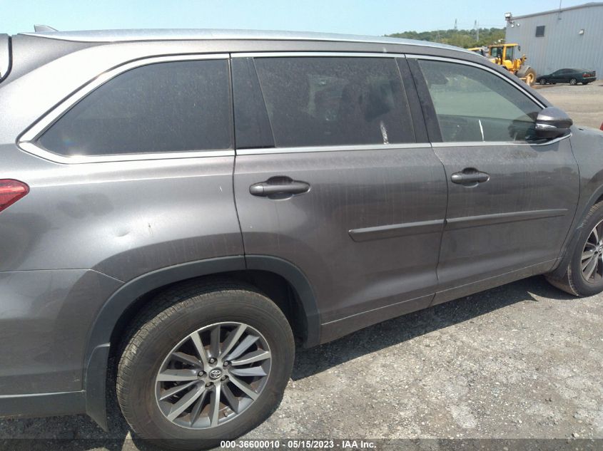 2017 TOYOTA HIGHLANDER XLE/SE - 5TDJZRFH0HS386813