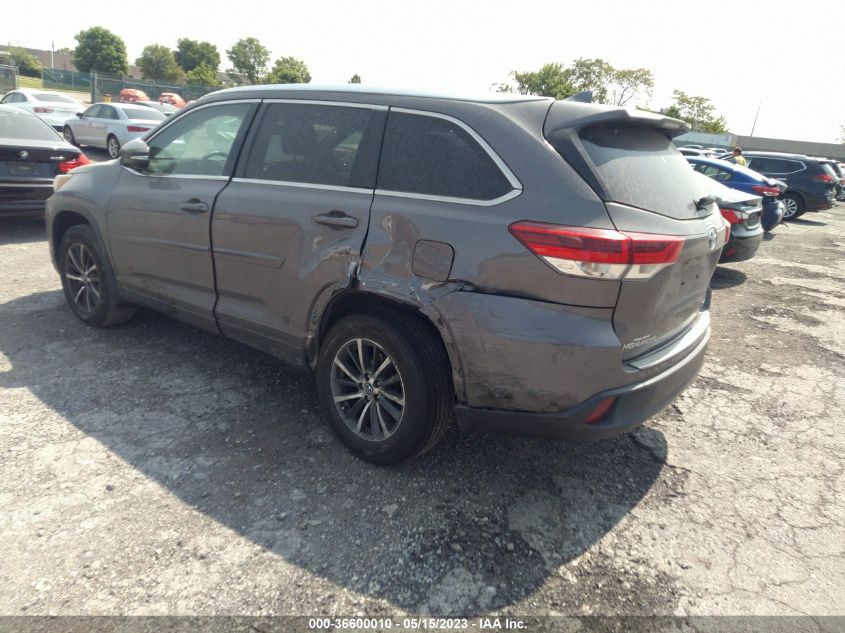 2017 TOYOTA HIGHLANDER XLE/SE - 5TDJZRFH0HS386813