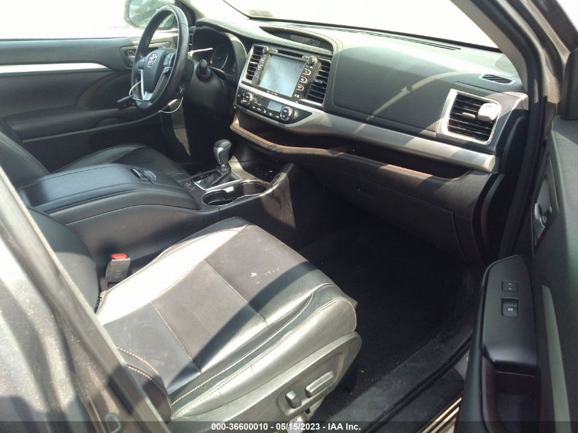 2017 TOYOTA HIGHLANDER XLE/SE - 5TDJZRFH0HS386813