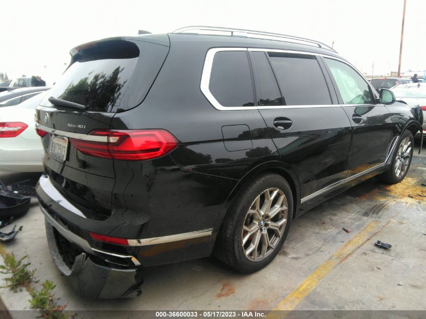 2021 BMW X7 XDRIVE40I - 5UXCW2C0XM9G90250