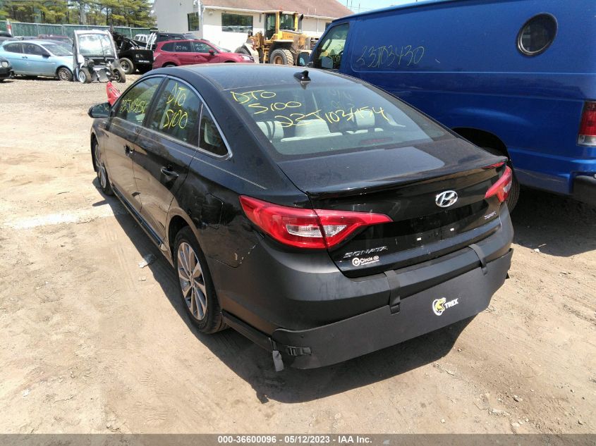 2017 HYUNDAI SONATA SPORT - 5NPE34AF0HH508684