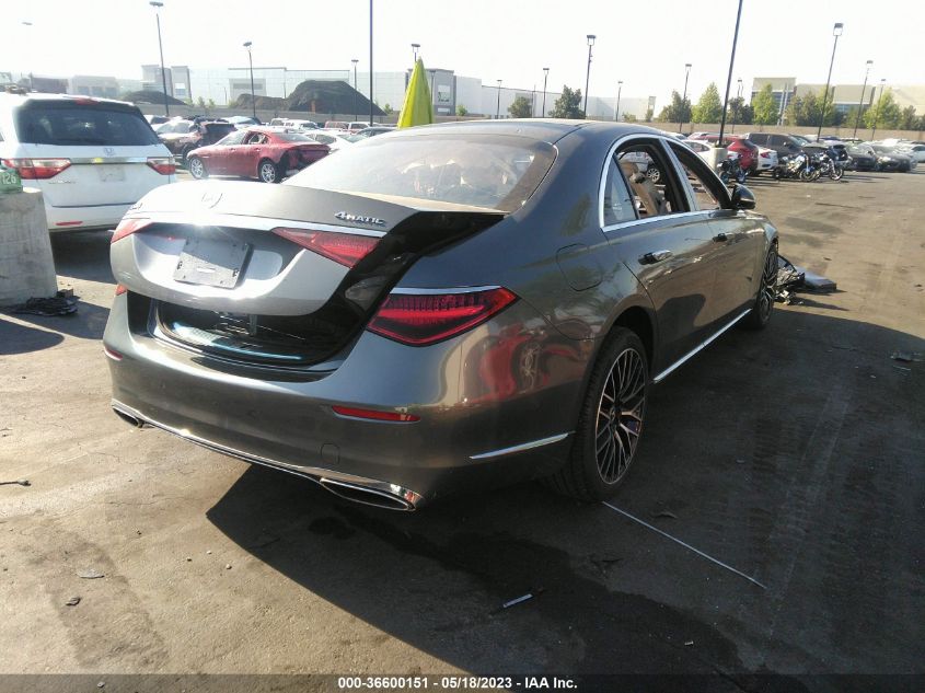 2021 MERCEDES-BENZ S-CLASS S 580 - W1K6G7GB1MA039837