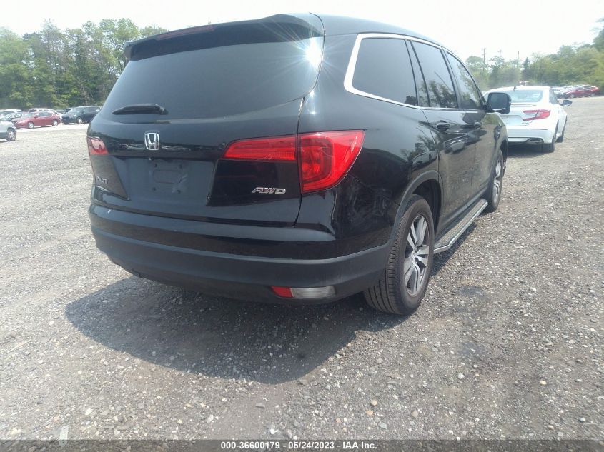 2016 HONDA PILOT EX-L - 5FNYF6H86GB034793