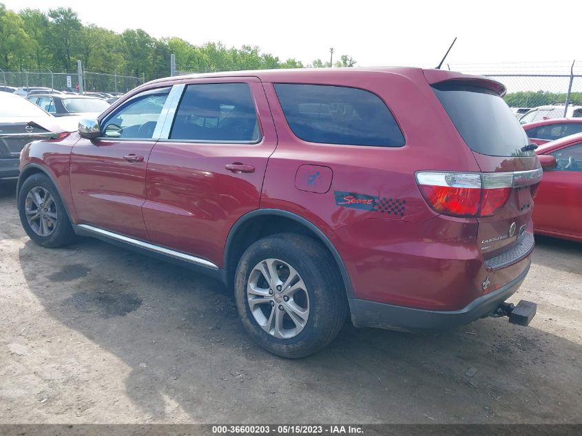 2013 DODGE DURANGO SXT - 1C4RDJAG6DC572045