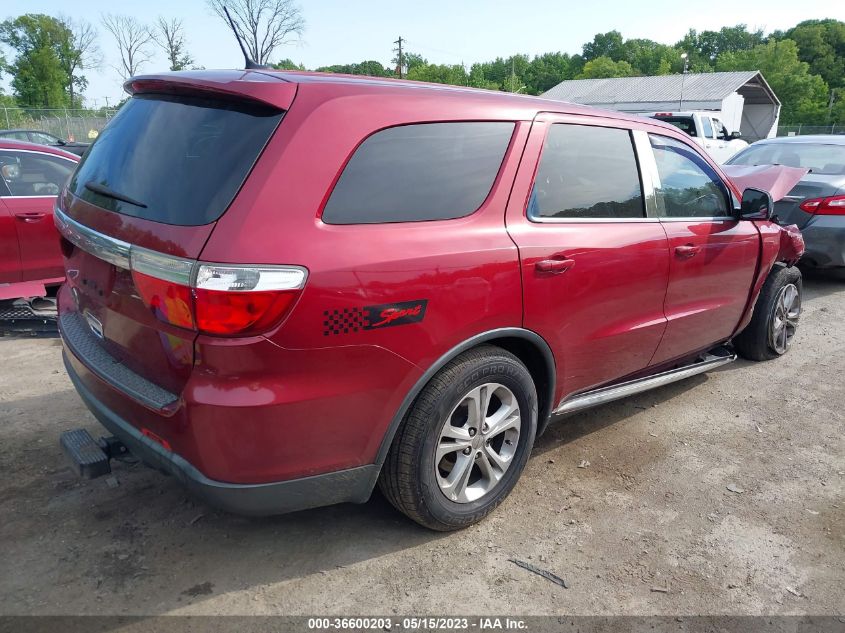 2013 DODGE DURANGO SXT - 1C4RDJAG6DC572045